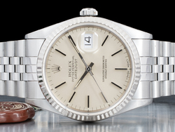 Rolex Datejust 36 Argento Jubilee 16234 Silver Lining